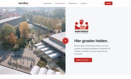 Screenshot van ons project voor Don Bosco Helchteren