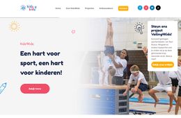 Screenshot van ons project voor Kids4Kids