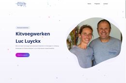 Screenshot van ons project voor Kitvoegwerken Luc Luyckx