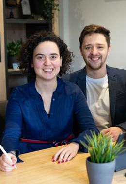 Marlies en Martijn, copywriter en webdeveloper bij CKX