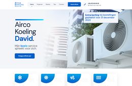 Screenshot van ons project voor Airco Koeling David